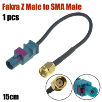 Car Antenna Adapter Cable Z Male Plug To SMA Male Plug Cable Universal GSM GPS DAB TV Antenna Car Replacement Accessories