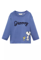 MANGO BABY Snoopy Long-Sleeved T-Shirt