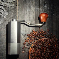 Newest Hand Coffee Grinder Refined Steel Manual Italian Coffee Maker Portable Household Coffee Grinder