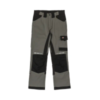【Dickies】男款灰色拼接雙膝設計多口袋工裝長褲｜DK011791CL1