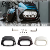 For Sportster S1250 RH 1250 2021-22 Motorcycle ABS Plastic Headlights Fairing &amp; Mounting Ccessories Black/White/Brown Red Cover