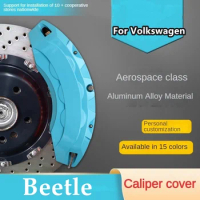 For Volkswagen VW Beetle Car Brake Caliper Cover Front Rear 3D Aluminum Metal Kit Fit 1.3TSI 1.4TSI 2.0TSI Fender R-Line 2013