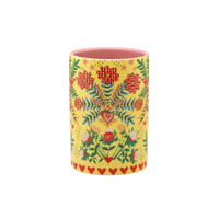 โหล Utensil Jar ลาย Showstopper สีเหลือง