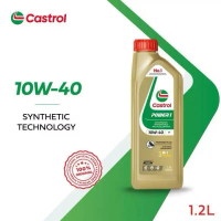 4T CASTROL POWER 1 POWER1 (1.2L) 1.2 LITER API SL JASO MA2 100% MINYAK HITAM 10w40