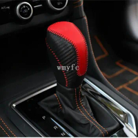leather car gear lever cover for subaru forester xv 2017 2018 2019 2020 GK SK