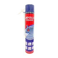 Keo bọt nở Apollo Foam có vòi, keo xịt bọt cách âm, bít kín, trang trí gương (750ml)
