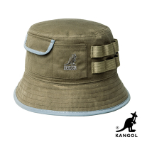KANGOL-WAXED UTILITY 漁夫帽-橄欖綠色
