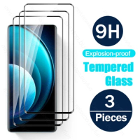 3PCS 9D Curved Tempered Glass For vivo X100 Pro X 100 X100pro 100X 5G Protective Glass vivoX100 vivoX100pro 5G Screen Protectors