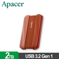 Apacer 宇瞻 AC533 2TB(焦糖橘) 2.5吋防護型行動硬碟 AP2TBAC533R-2