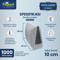 Elephant Lumbar Pillow / Bantal kesehatan untuk pinggang