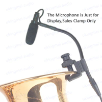 Instrument Condenser Microphone Universal Stand Clip For Saxophone DPA 4099 Microphone Fixed Bracket Suitable For JTS CX-500F