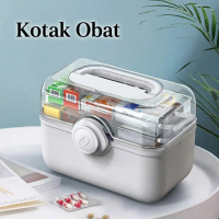 ABDI MALL- HMEILY Kotak Obat Keluarga Multi Layer Medicine Box - HM1