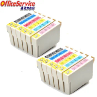 Compatible Ink Cartridge T0801 to T0806 For Epson R265 R270 R285 R290 R360 RX560 TX659 PX650W PX830 TX659 TX710W printer
