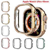 Diamond Bumper Protective Case for Apple Watch Cover Series 8 SE 765 for Apple 38/40/41/42/44/45/49MM Smart Bracelet Accessories