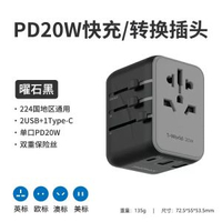 摩米士轉換頭氮化鎵充電器英規港版萬能插座