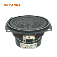 SOTAMIA 1Pcs 4 Inch Midrange Woofer Audio Speaker 4 Ohm 30W Glass Fiber Rubber Edge Loudspeaker DIY Home Music Bluetooth Speaker