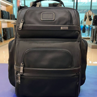 TUMI Touming Alpha 3 Men's Black Business Leather Brief Computer Backpack Business Trip