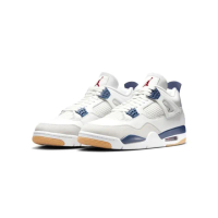 【NIKE 耐吉】Nike SB x Air Jordan 4 Navy 聯名款 滑板鞋(DR5415)