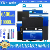 YKaiserin Battery For IPad 1 2 3 4 5 6 Air 2 Air2 For IPad1 Ipad2 Ipad3 Ipad4 Ipad5 Ipad6 A1566 A1571 A1315 A1403 A1484 Batteria