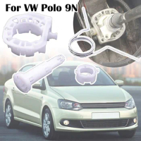 For VW Polo 9N 6R 6C Gear Linkage Selector Shell Shift Rod Lever Bushing Socket Spring Fix Set 2001 2002 2003 2004 2005 - 2014