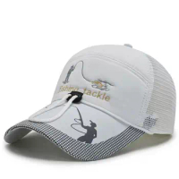 Summer Men's Changqiao Mountaineering Sports Hat Fishing Hat UV Protecting Sunscreen Baseball Caps