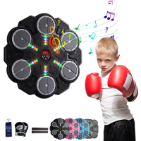 Music Boxing Game! 🥊 Train With LED Lights & Music - Smart Score Wall Target For Home S3N5