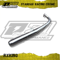 KNALPOT RX KING STANDAR RACING CROME SUARA GARING pnp