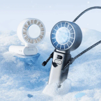 【SOTHING 向物】折疊掛脖高速冰敷手持風扇 渦輪Ice(可上機 小風扇 迷你風扇 桌面風扇 USB風扇 電風扇)