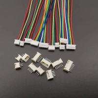 Set 5 unit penyambung jantan dan betina mini mikro JST 1.25 mm dengan terminal/wayar, soket kabel 28