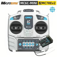 transmitter MICROZONE MC6C mini 6CH receiver MC7RE V2 rc airplane rc drone helikopter boat rc tank
