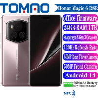 Honor Magic 6 RSR 5G Mobile Phone 50MP Rear Three Cameras Snapdragon 8 Gen 3 Octa core 6.8" 120Hz 5600mAh 80W wired 66W wireless