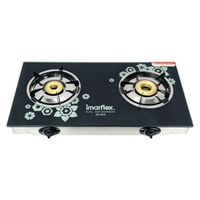 อิมาร์เฟล็กซ์ เตาแก๊สหัวคู่ หน้ากระจก รุ่น IG-433