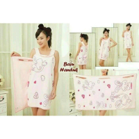 Baju handuk , wearable towel , handuk multifungsi kimono