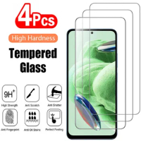 4Pcs Tempered Glass for Mi Poco X3 Pro F3 M3 M4 F5 Screen Protectors for Xiaomi Redmi Note 11 10 9 8 7 Pro 9T 9s 10s 9A 9C Glass