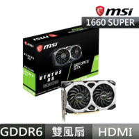 【MSI 微星】GTX 1660 SUPER VENTUS XS OC 6G PCI-E顯示卡