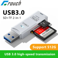 Crouch Card Reader USB 3.0 To Micro SD TF Memory Card Adapter For PC Laptop Accessories 512G Smart Cardreader SD Card Reader