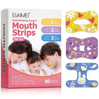 【90貼】兒童睡眠封口貼(綜合階段) 口呼吸矯正貼 呼吸貼 鼻鼾貼 閉嘴貼 止鼾貼 棉製閉口貼