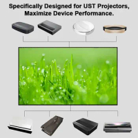 100 Inch ALR Ambient Light Rejecting UST Frame Projection Screen T Prism for Ultra Short Throw Laser TV Projection Curtain