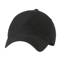 【NIKE 耐吉】帽子 Jordan Jumpman Heritage86 男女款 黑 可調整 棒球帽 老帽 喬丹(DC3673-010)