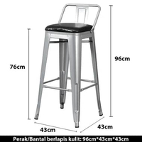 SKY - [Surabaya Express]Kursi Bar Minimalis Kursi Besi Kursi Besi Cafe Kursi Makan Kursi Outdoor Kur
