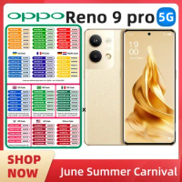 Oppo Reno 9 Pro 5g SmartPhone 50MP CPU Dimensity 8100 Max 6.7" AMOLED 120HZ SuperVOOC 67W used phone