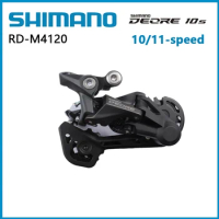 SHIMANO DEORE RD-M4120-SGS 10/11 Speed Rear Derailleur M4120 Aluminum For Mountain Bike Riding Parts Original