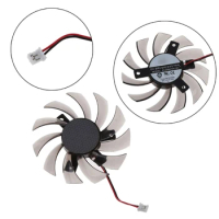 75MM PLD08010S12H 2Pin Cooler Fan Graphics Card Cooling Fan for Gigabyte 6850 7970 460 GTX560Ti R270X 260x Dropshipping