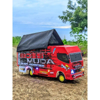 PROMO MURAH MINIATUR TRUK OLENG FULL VARIASI LAMPU DAN TERPAL MAINAN ANAK RC WAHYU ABADI BREWOG AUDI