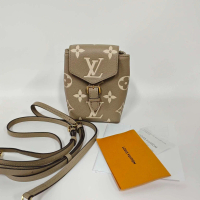 （Preowned）LV Backpack - Elephant Grey Full Leather Backpack，H22187
