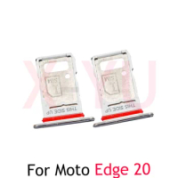 10PCS For Motorola Moto Edge 20 Pro Lite SIM Card Tray Holder Slot Adapter Replacement Repair Parts