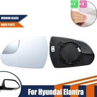 For Hyundai Elantra 2017-2020 Driver And Passenger Side Rearview Mirror Lens Assessory Heated Waterproof Anti Glare Large Vision