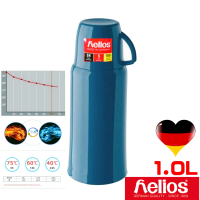 【德國helios 海利歐斯】HES-Elogance保溫瓶典雅藍(1000CC)