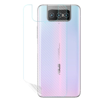 (台灣製)【o-one】大螢膜PRO ASUS Zenfone 7 ZS670KS/Zenfone 7 Pro ZS671KS共用版 全膠背面保護貼 手機保護貼-CARBON款
