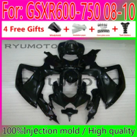 Motorcycle Injection Mold Fairings For Suzuki GSXR600 GSXR750 2008 2009 2010 K8 K9 GSXR 600 750 08 09 10 Fairing black